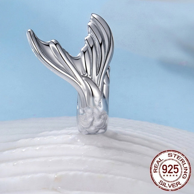Mermaid Tail S925 Sterling Silver Beads
