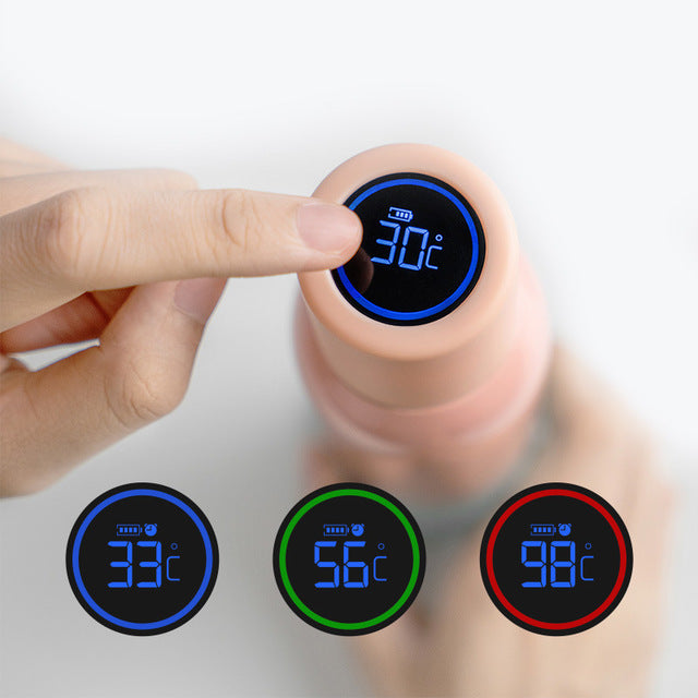 Smart Temperature Display Insulated Water Bottle