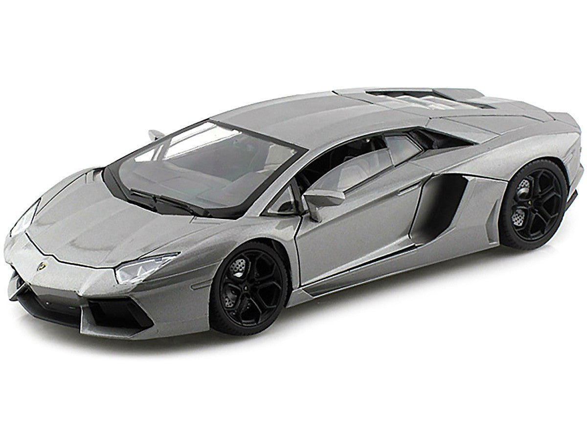 Lamborghini Aventador LP700-4 Gray Metallic 1/18 Diecast Model Car by Motormax