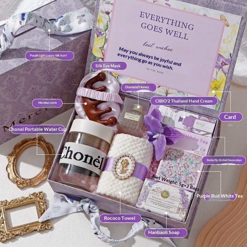International Women's Day Gift Goddess Bridesmaid Wedding High-end Practical Birthday Gift Box Wedding Guest Gift