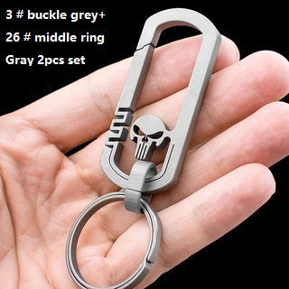 Titanium Alloy Keychain Fashionable Men's Pendant