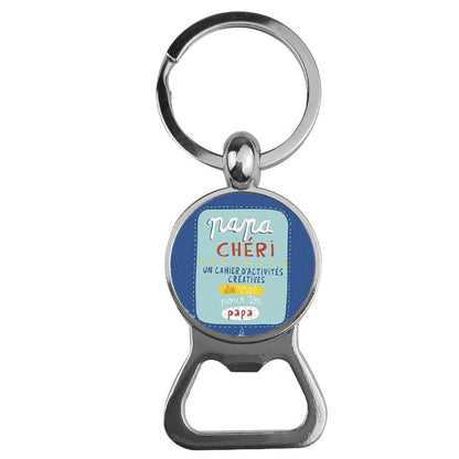 Ornaments Time Gemstone Bottle Opener Keychain