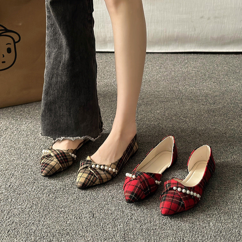 Vintage Beaded Knot Heels