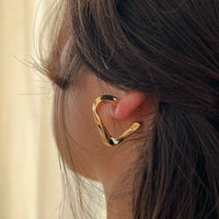 Triangle Earrings S925 Twisted Geometric Lines