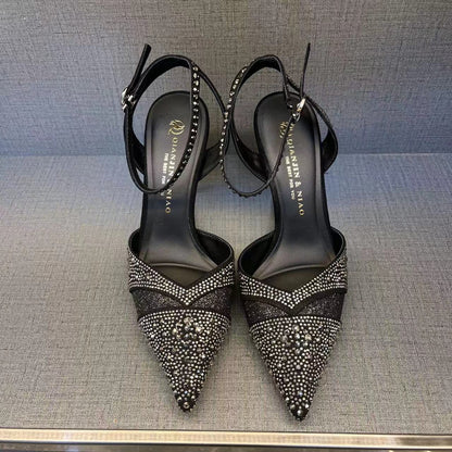 Elegant Hollow Stiletto Heels