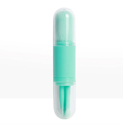 4-in-1 Retractable Portable Makeup Brush