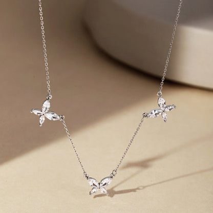 S925 Sterling Silver Butterfly Necklace