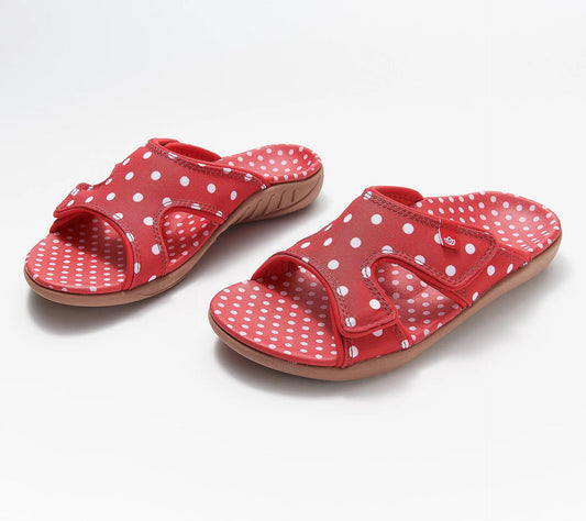 Ladies Flat Arch Velcro Outer Casual Beach Shoes