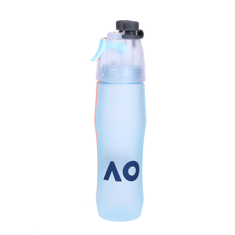Plastic Spray Sports Water Bottle for Students