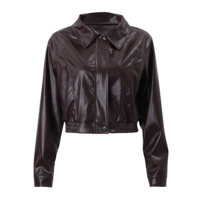 New Maillard Women's Motorcycle Clothing Cardigan Casual Jacket