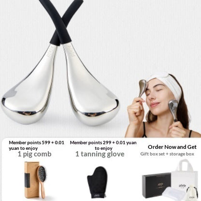 Ice Spoon Beauty Massage Facial Beauty Skincare Facial De-puffing Ice Pack Eye Ice Hammer Cold Compress Device