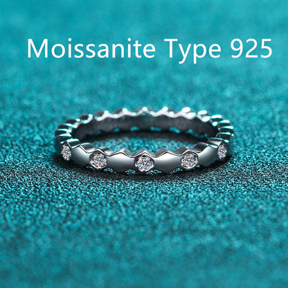 s925 sterling silver diamond wedding ring