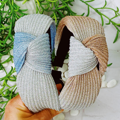 Shimmer Pleats Headband