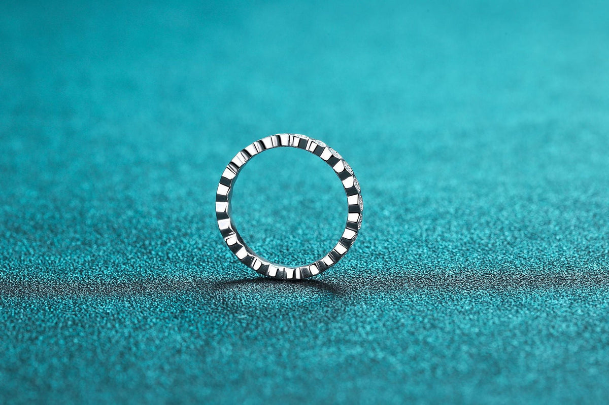 s925 sterling silver diamond wedding ring