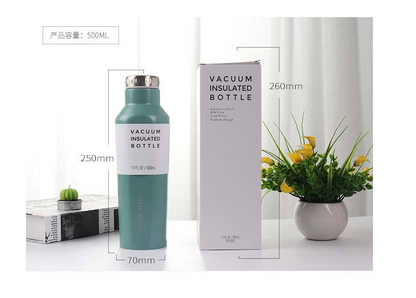 Square Motion Insulated Water Bottle (Thermal Cup)