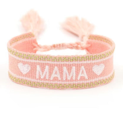 Mother's Day Woven Bracelet Commemorative Gift Strap