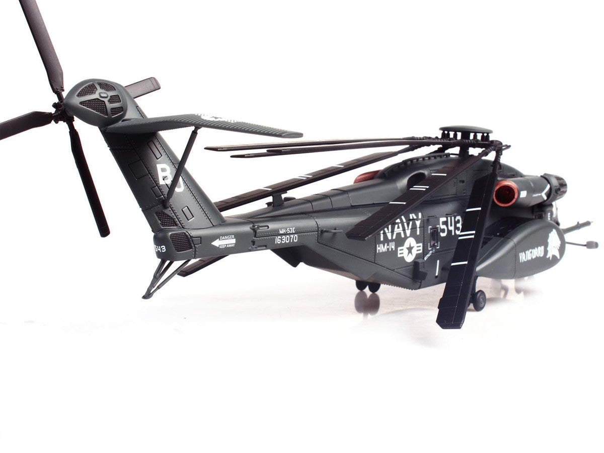 Sikorsky MH-53E Sea Dragon Helicopter "United States Navy Vanguard Tail Number 543" Dark Gray 1/72 Diecast Model by Panzerkampf