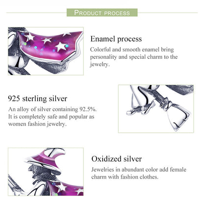 S925 sterling silver bracelet pendant