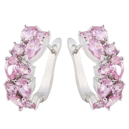 Diamond Crystal Zircon Ear Clip Affordable Luxury Earrings Women