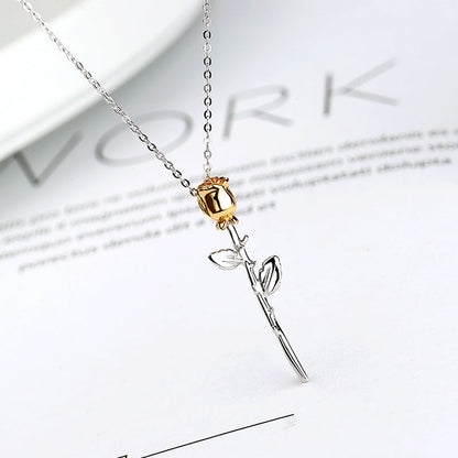 S925 sterling silver clavicle chain