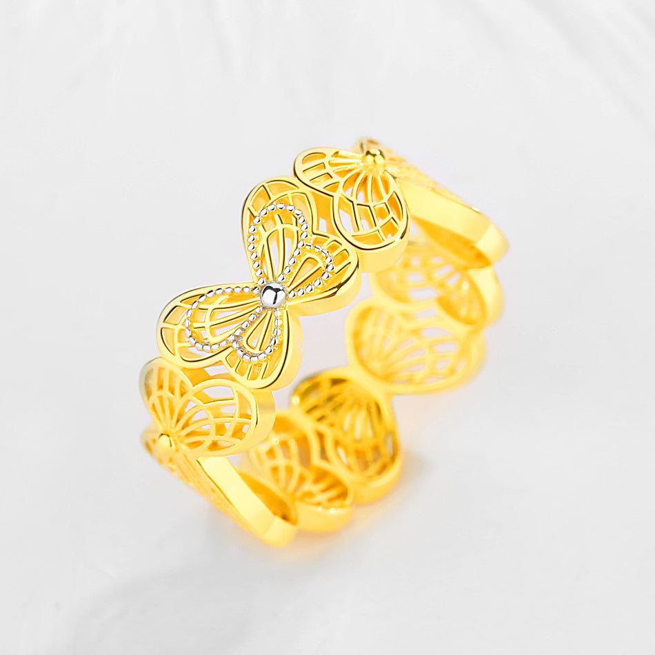 S925 Sterling Silver Butterfly Ring