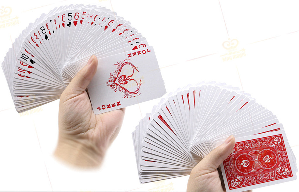 G0300 Little Ghost Finding Cards Atomic Cards Long And Short Cards Multi-Purpose Magic Poker Ladder Cards Magic Props