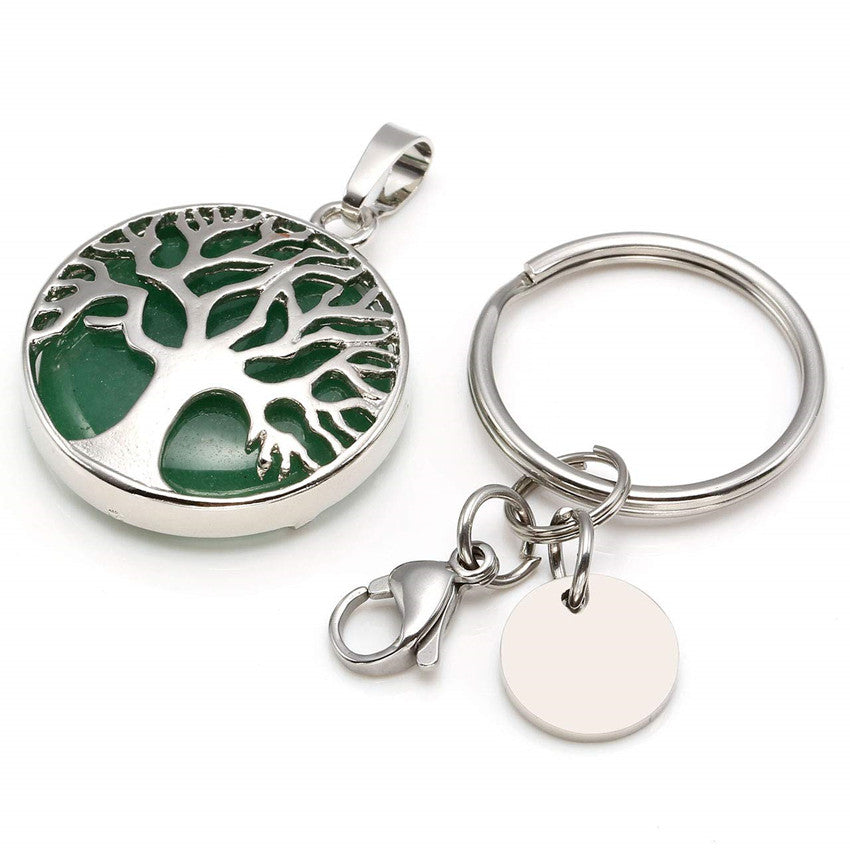 Round Hollow Tree Of Life Pendant