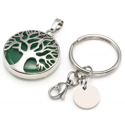 Round Hollow Tree Of Life Pendant