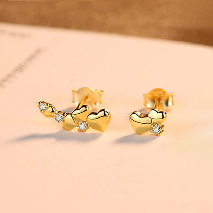 S925 Sterling Silver Stud Earrings