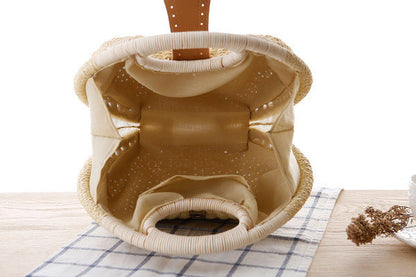 Rattan handbag