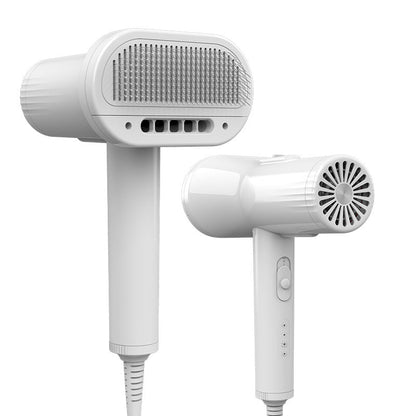 2-in-1 Pet Grooming Dryer and De-shedding Brush