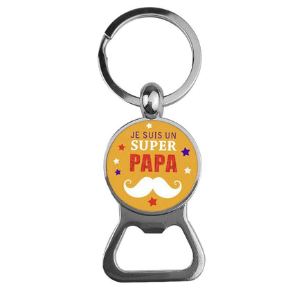 Ornaments Time Gemstone Bottle Opener Keychain