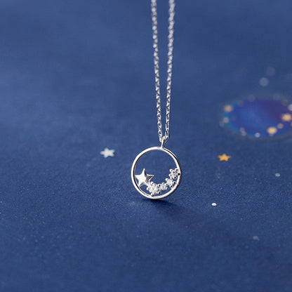 Starry Hollow S925 Silver Necklace