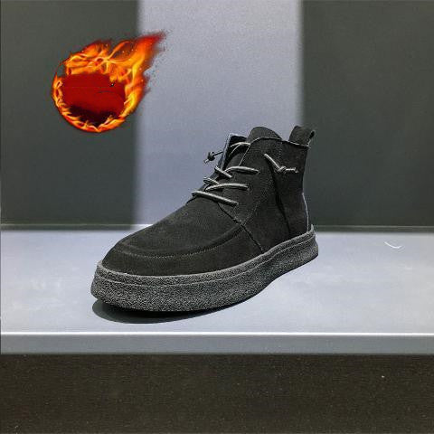 Trendy Casual High-Top Thick Sole Shoes