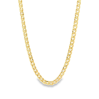 Miami Cuban Link Diamond Cut Chain (H41-H43/G239/G240/F133)