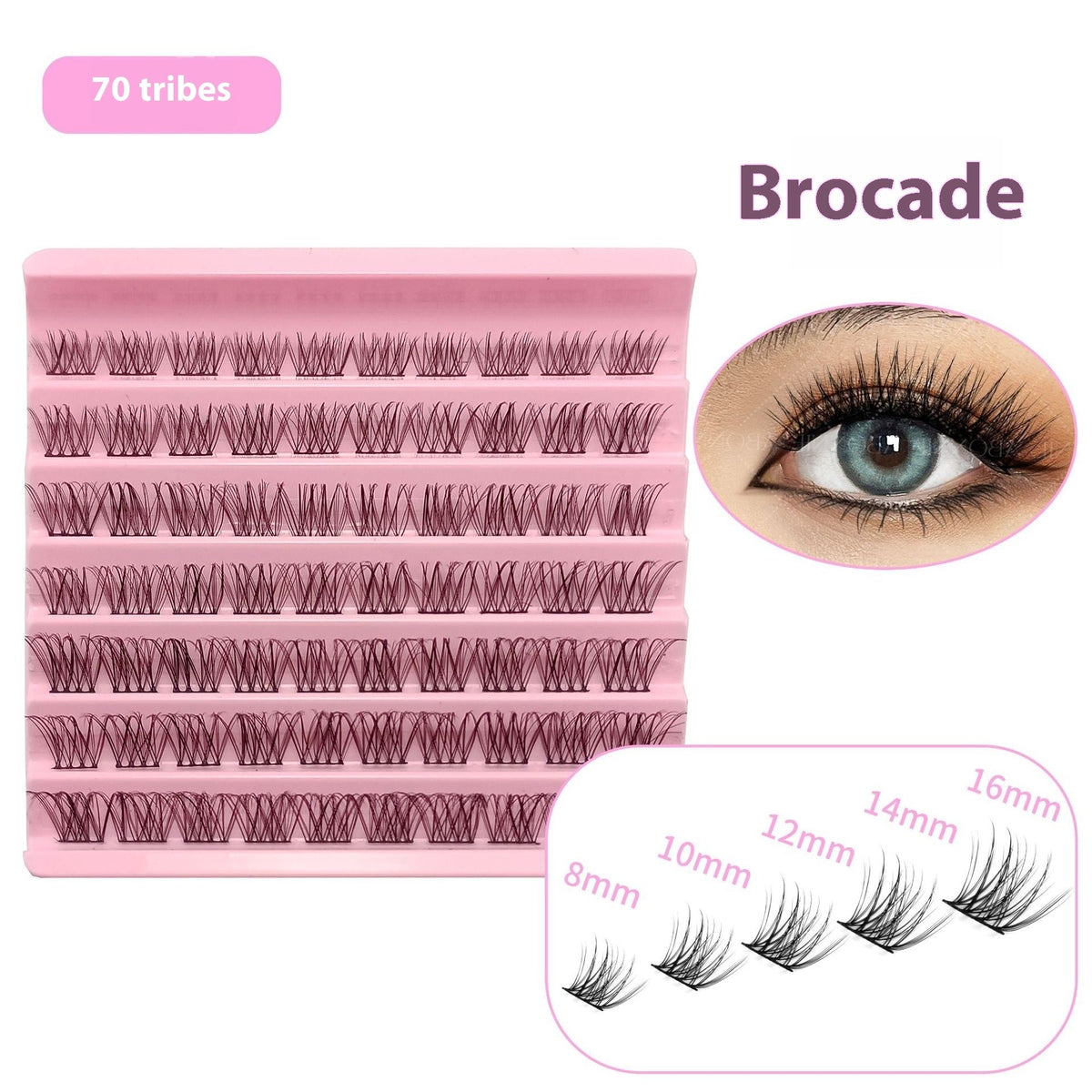 5D Messy 40p 60p Thick Hot Melt False Eyelashes