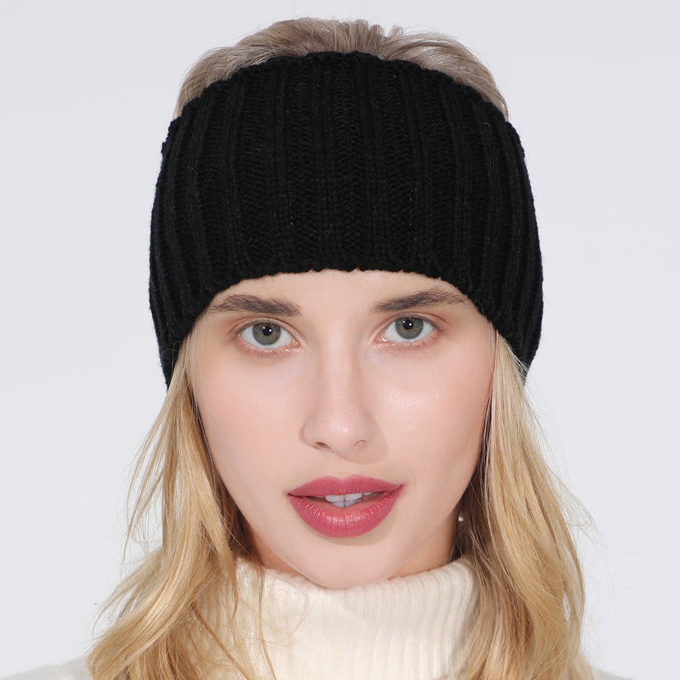 Knitted Hairband Ladies Air Top Ponytail