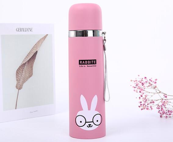 Vacuum Insulated Stainless Steel Cartoon Water Bottle