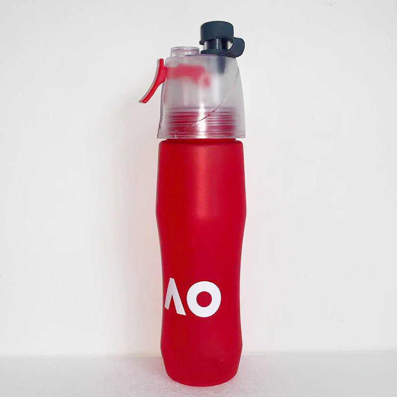 Plastic Spray Sports Water Bottle for Students