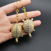 Little golden turtle mobile phone pendant