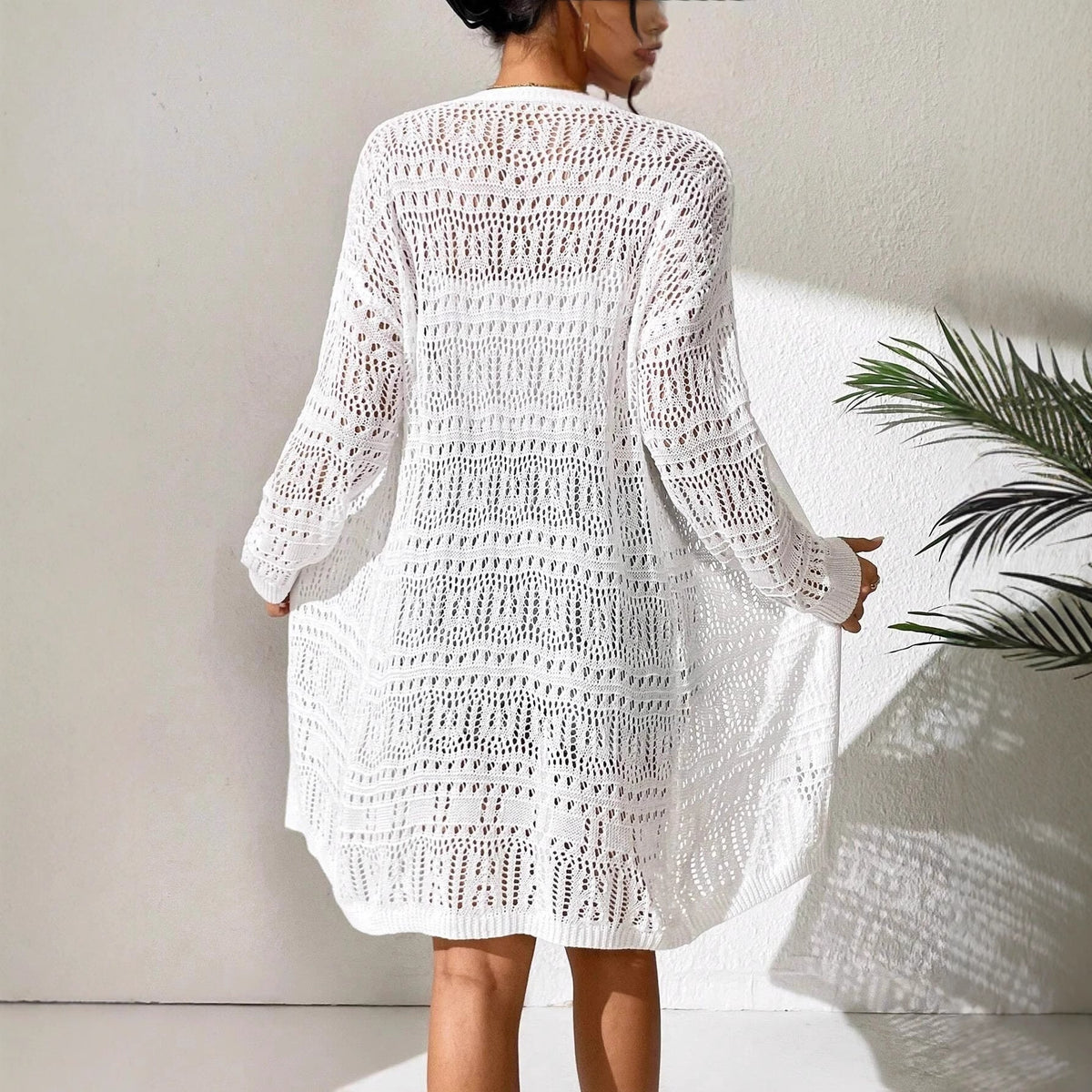 Summer New Solid Color Knitted Sweater Women