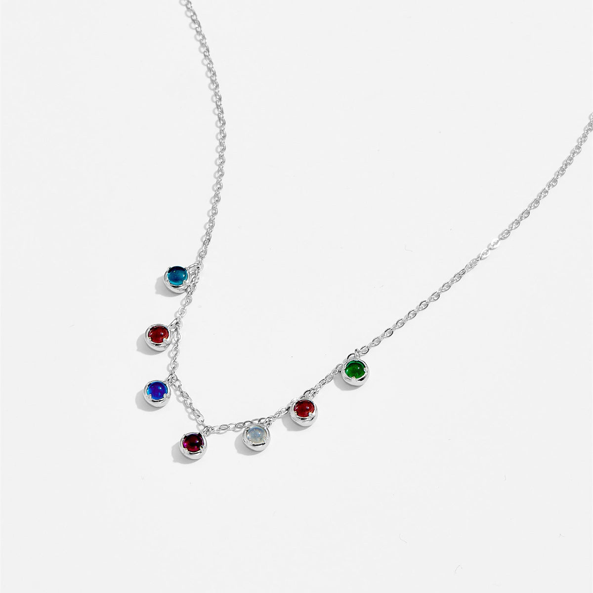 S925 Sterling Silver Necklace Women's Diamond