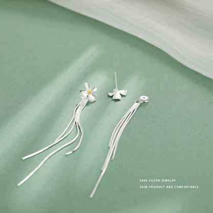 Collarbone Necklace Elegant Earrings High-grade Ring