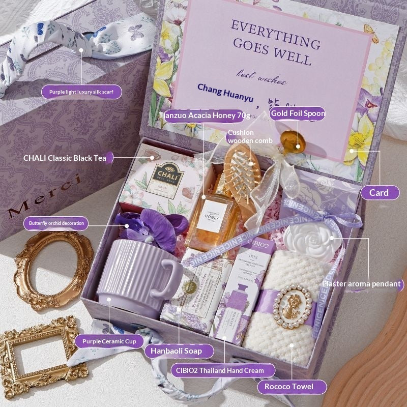 International Women's Day Gift Goddess Bridesmaid Wedding High-end Practical Birthday Gift Box Wedding Guest Gift