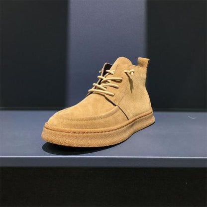 Trendy Casual High-Top Thick Sole Shoes