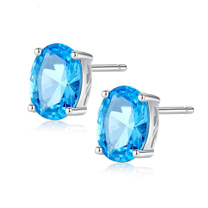 Women's S925 Sterling Silver Stud Earrings