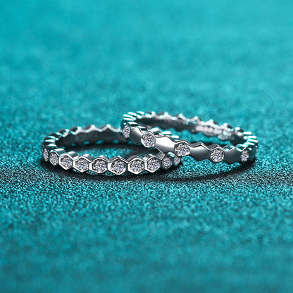 s925 sterling silver diamond wedding ring