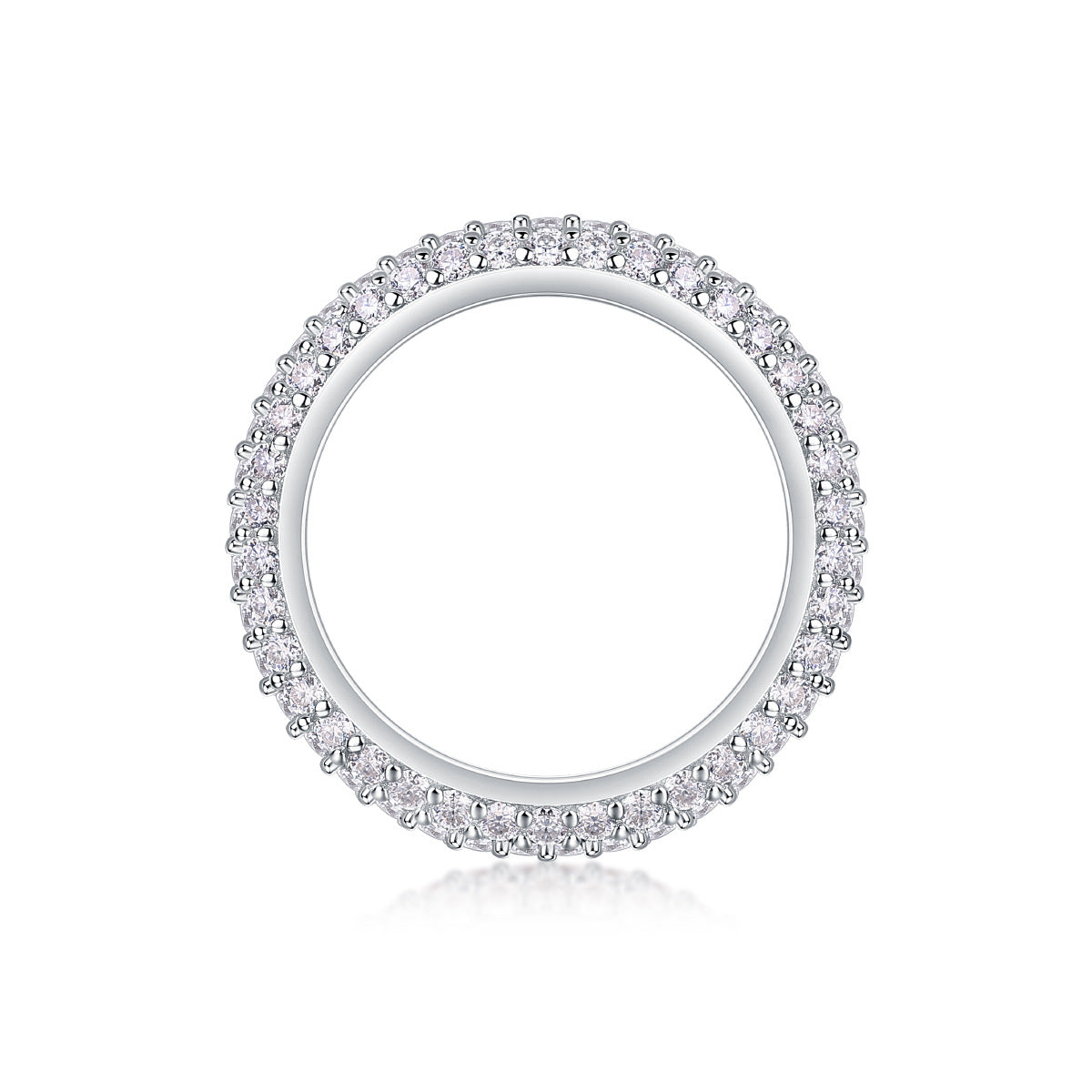 S925 Silver Ring Moissanite Ring