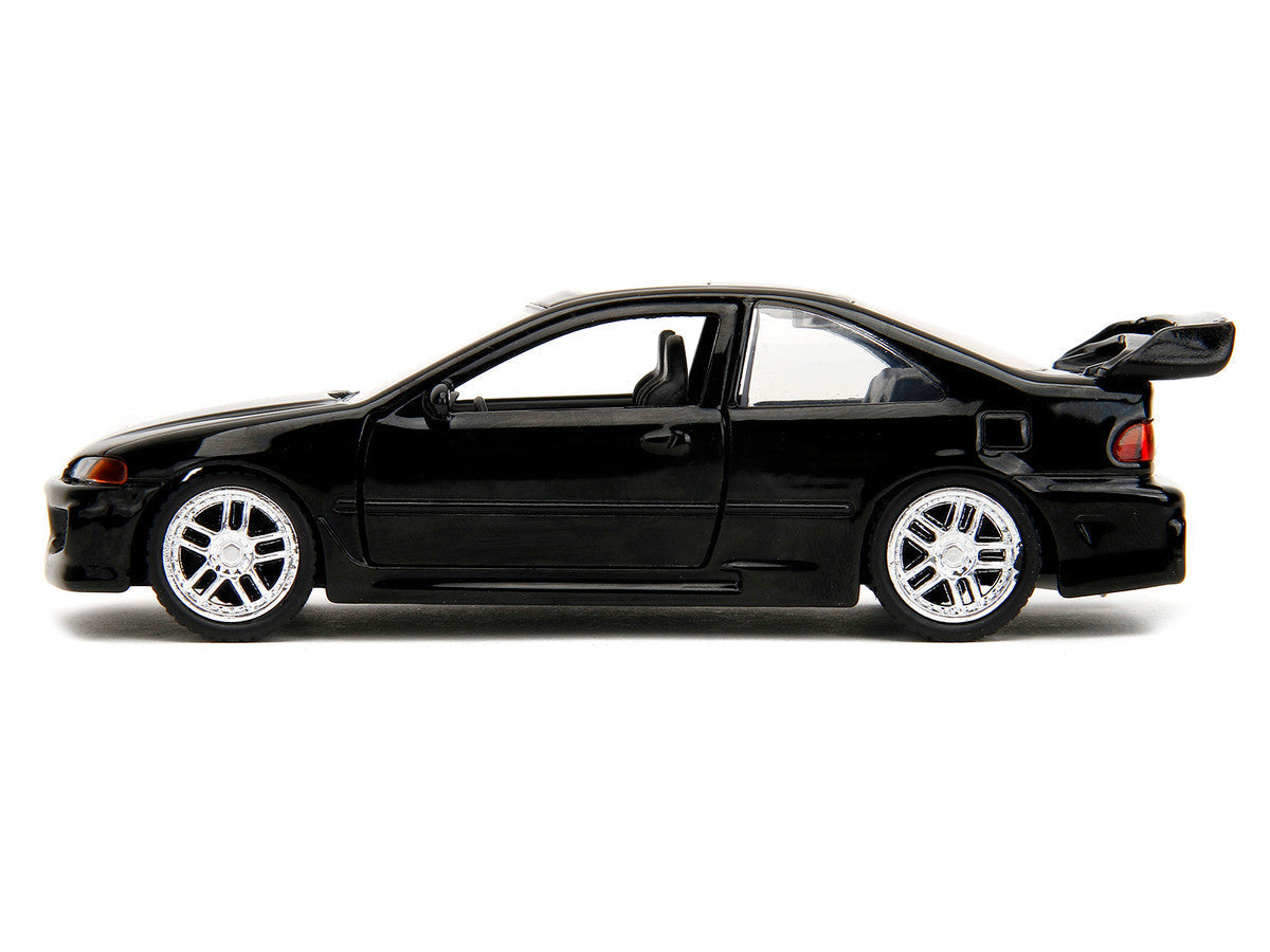 Heist Honda Civic EJ1 Black "The Fast and the Furious" (2001) Movie "Fast & Furious" Series 1/32 Diecast Model Car by Jada