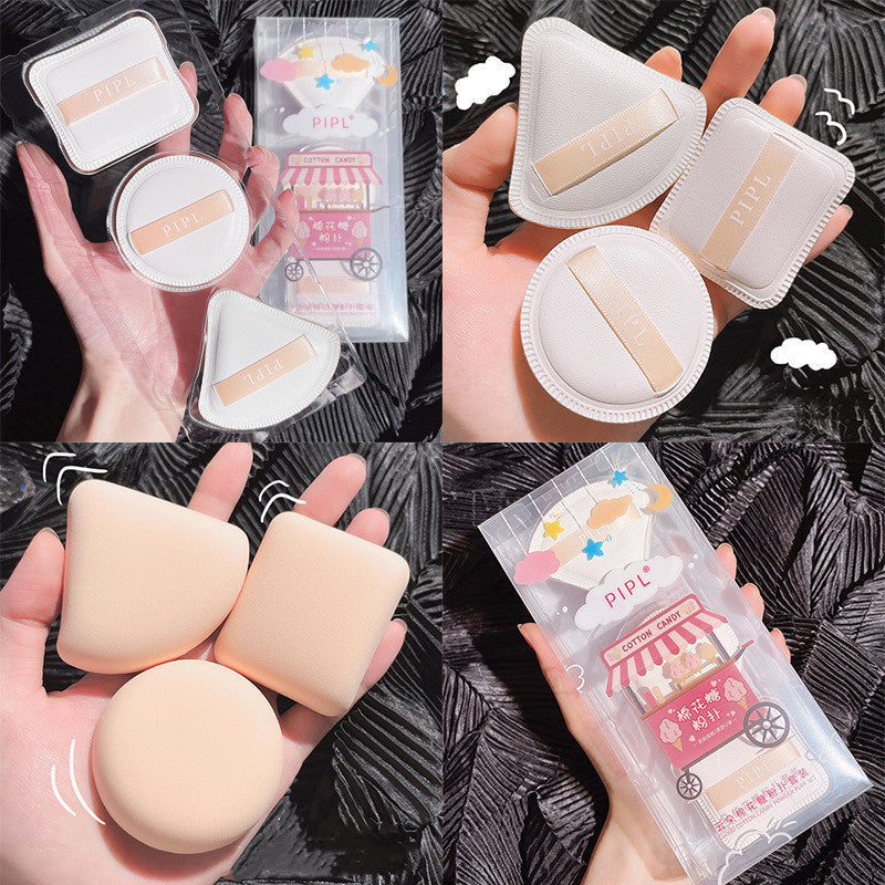 Cotton Candy Puff Suit Super Soft Foundation Make-up Powder Dual-use Air Cushion